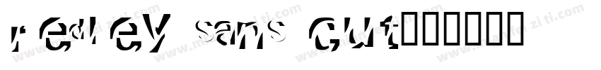 redley sans cut字体转换